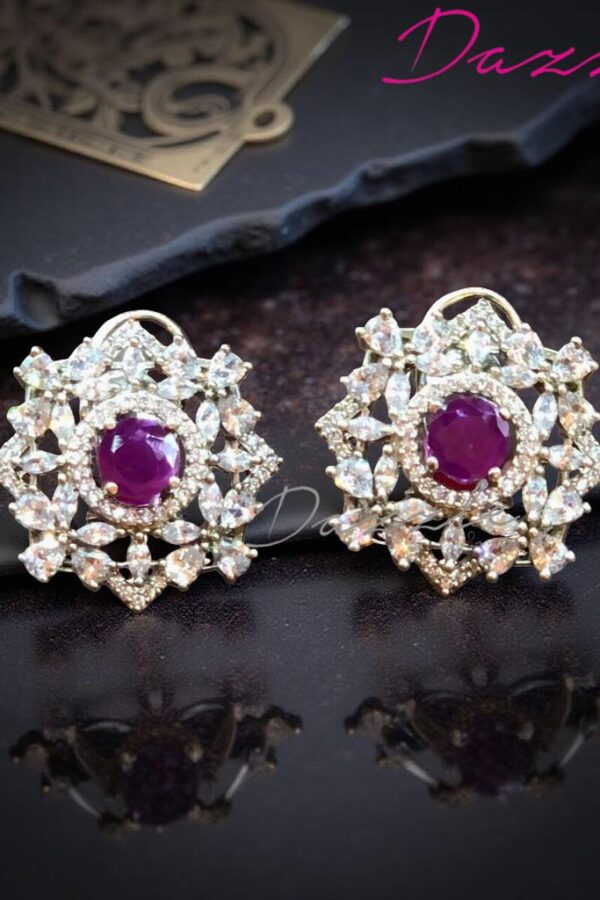 Turn heads with the sparkle of Red AAA Zirconia – Limited Stock, Shop Now!