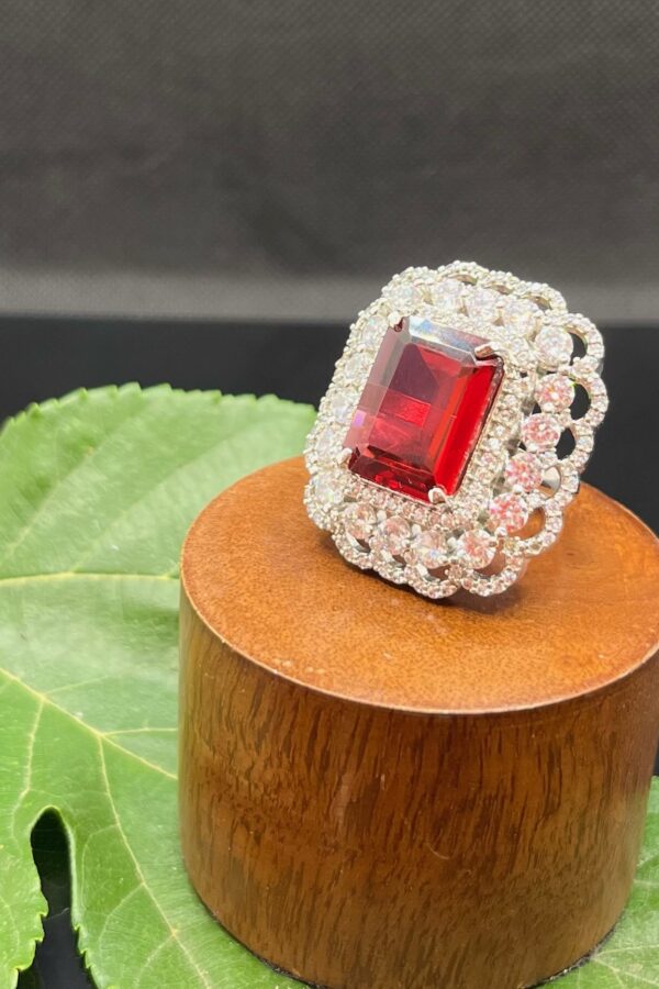 RUBY-RED RING