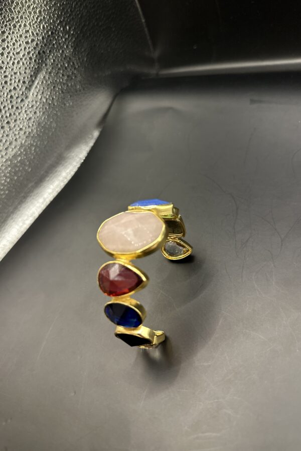 MULTICOLOR NATURAL STONES HAND MADE BRACELET