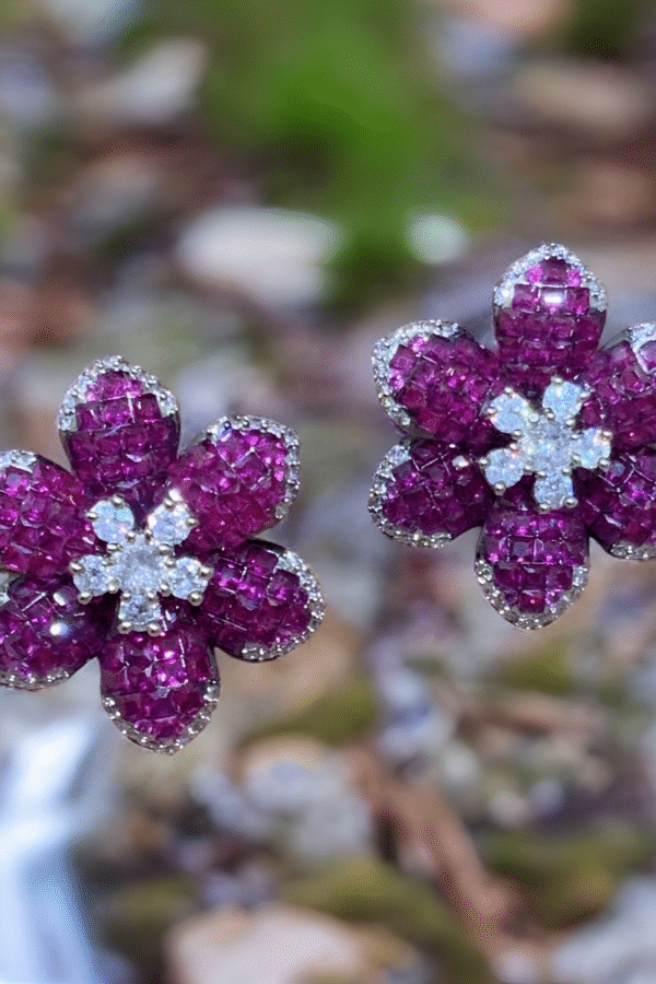 Luxury redefined – Shop our Red Zirconia Earrings now!