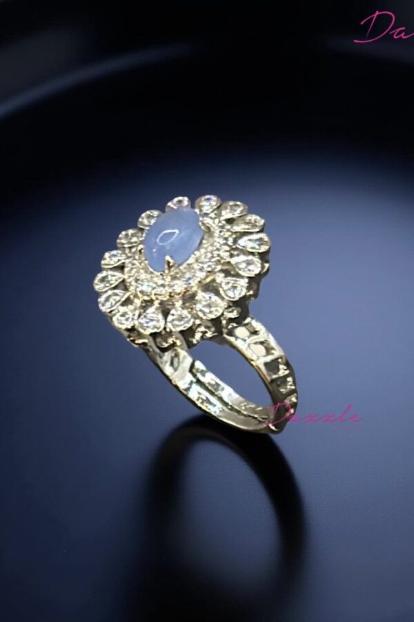 Timeless Aqua Charm Ring