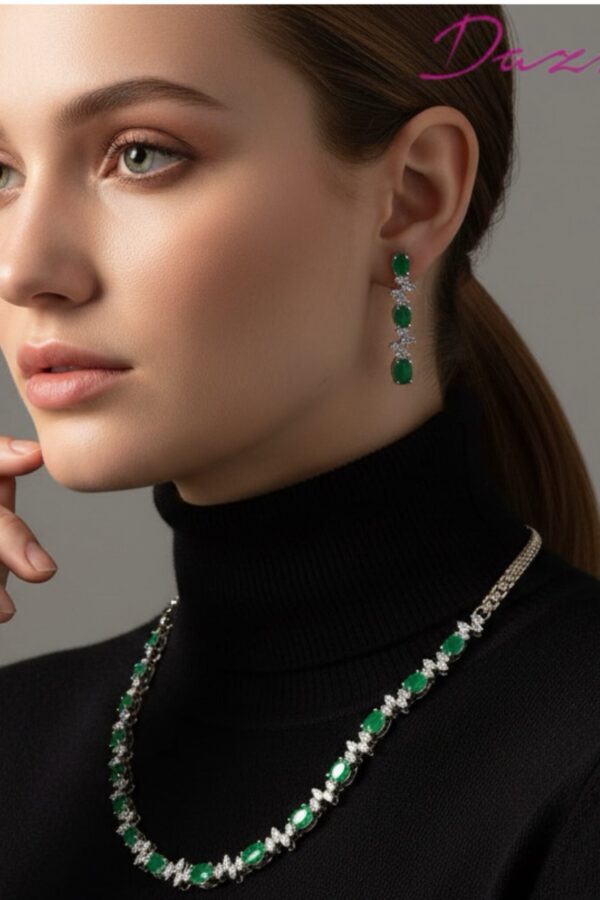 AD NECKLACE GREEN