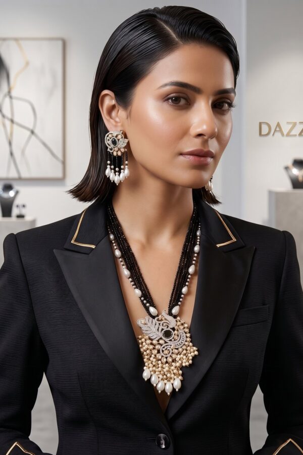 Polki-style Kundan necklace