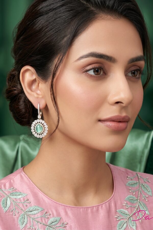 Mint Glow Danglers