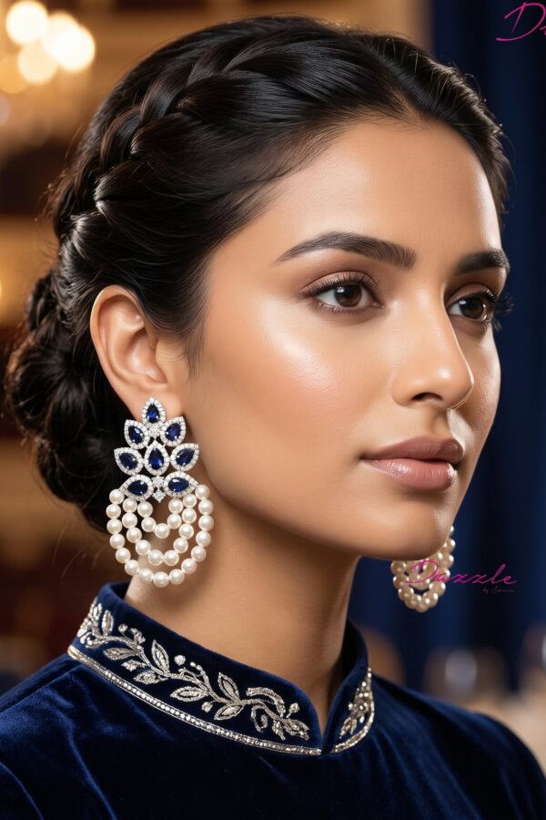 Ocean Glow Statement Earrings