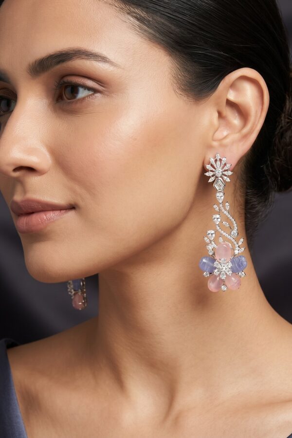Candy Pink Sparkle Earrings