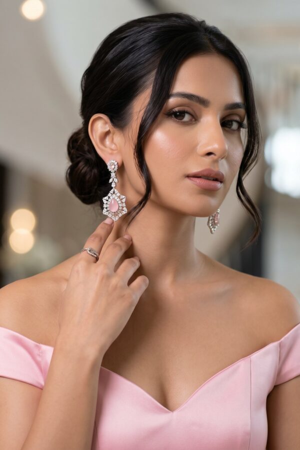 Rose Petal Pink Earrings