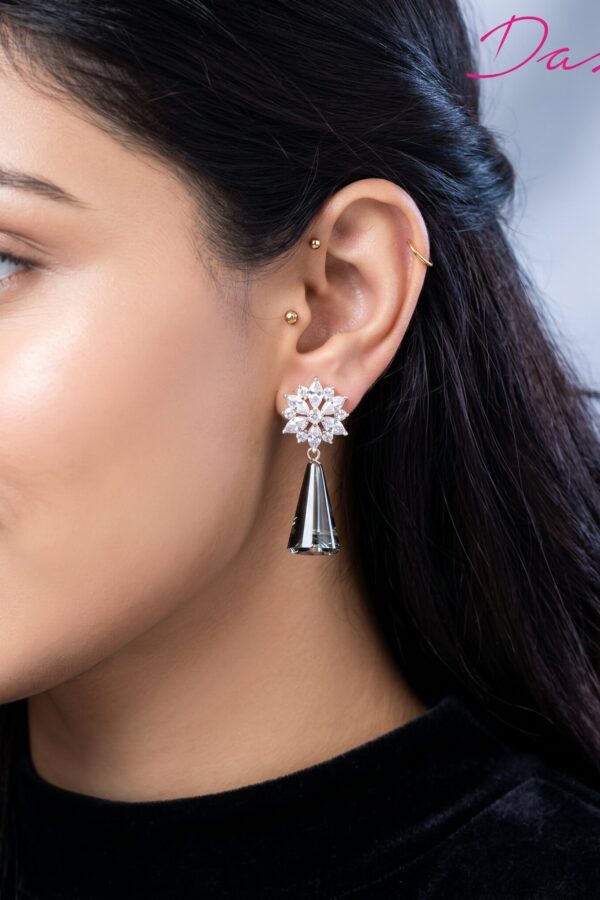 Mint Blossom Statement Earrings
