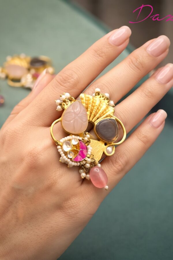 Heritage Kundan Ring
