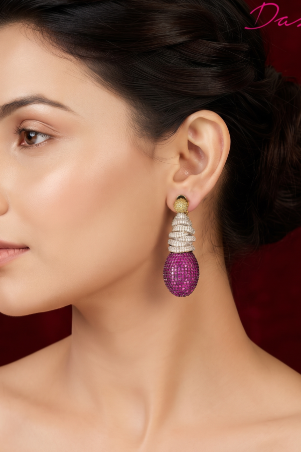 Royal Ruby Earrings