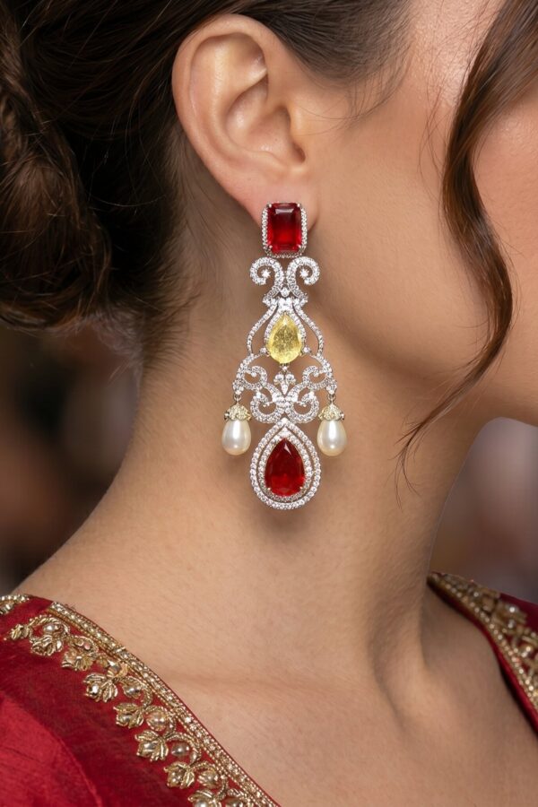 Ruby Radiance Earrings
