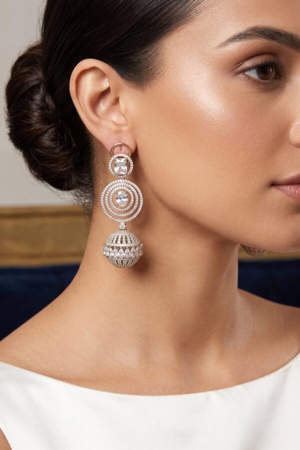 Royal Silver Earrings