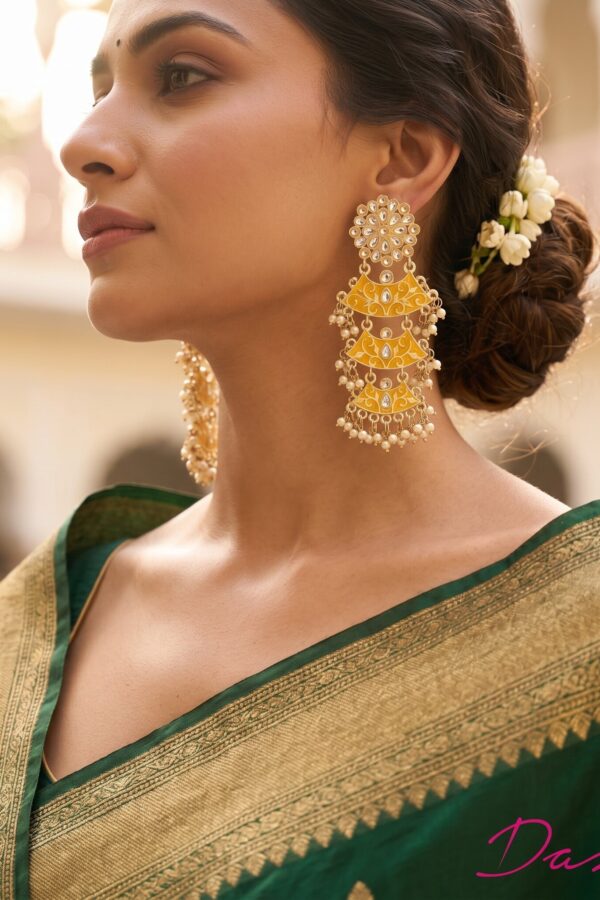 Royal Multani Kundan Earrings