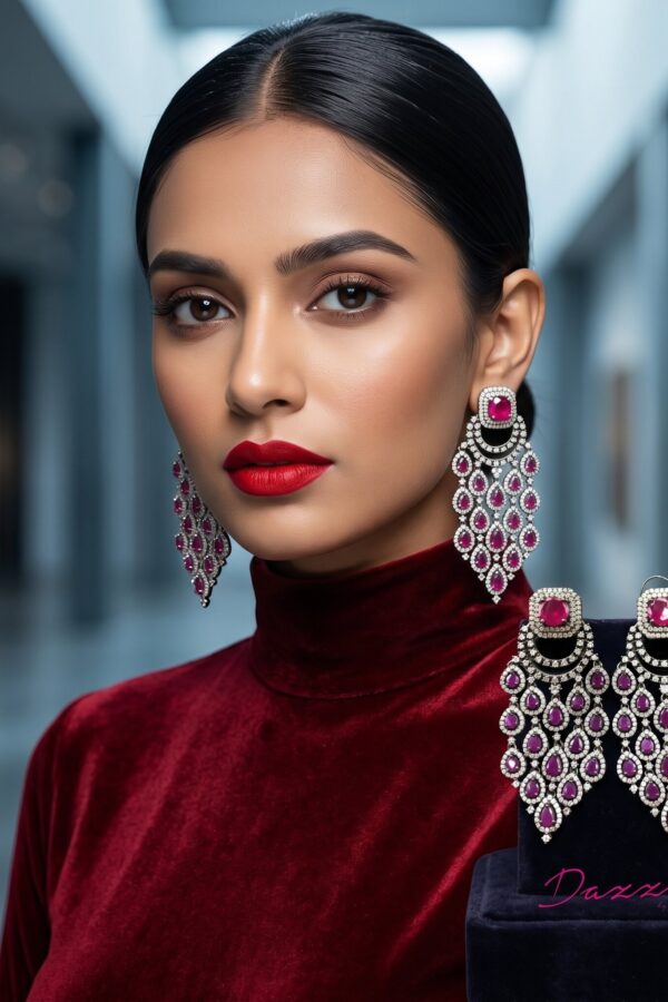 Dazzlebysonia Signature Black Earrings