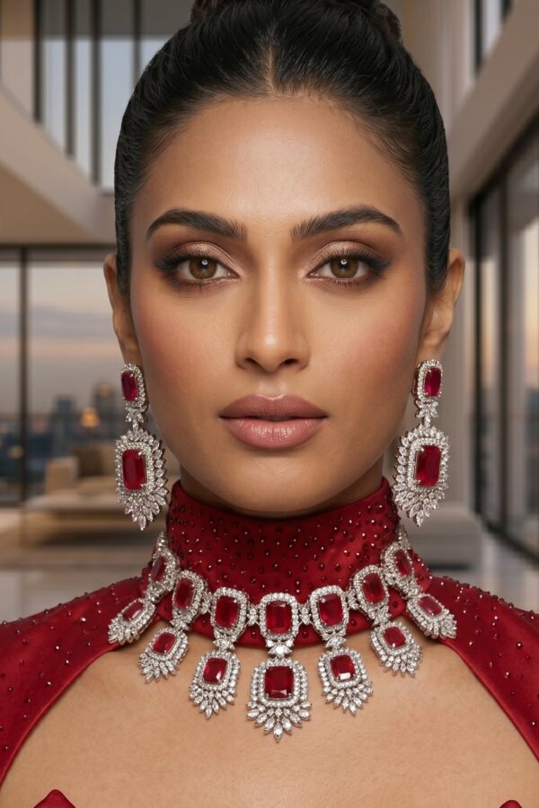 Ruby Radiance Earrings