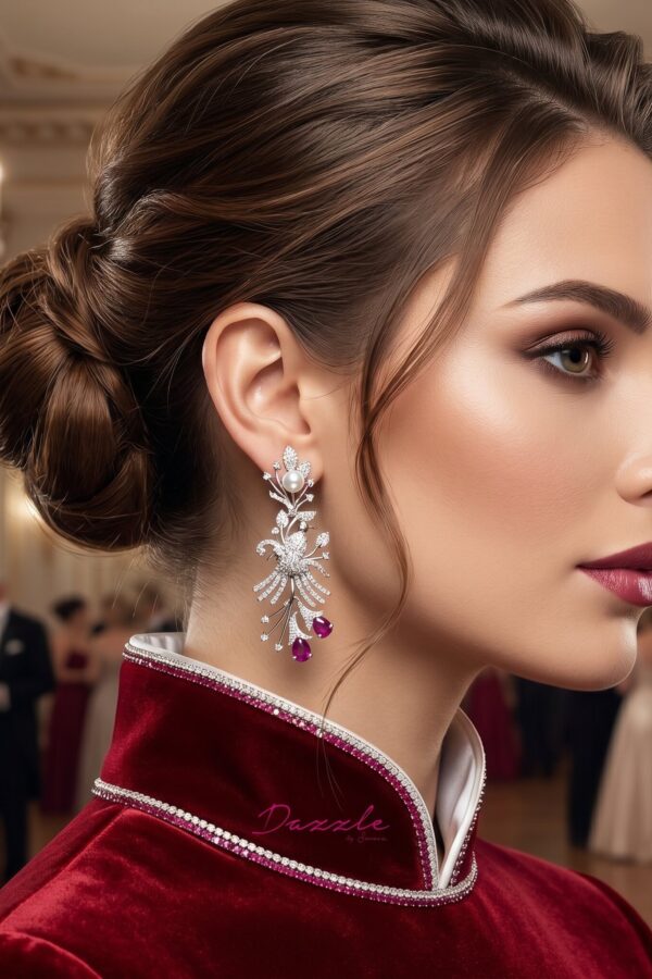 Ruby Radiance Earrings