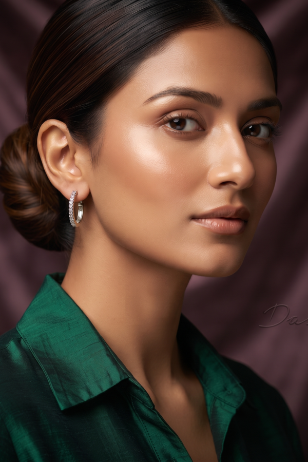 Royal Silver Bali Earrings