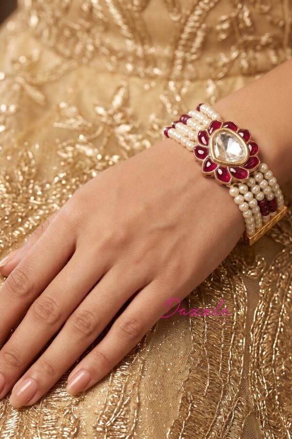 Nawab Kundan Bracelet