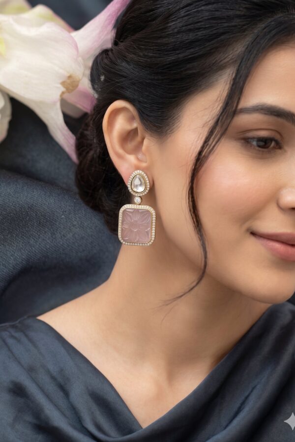 Heritage Polki Statement Earrings