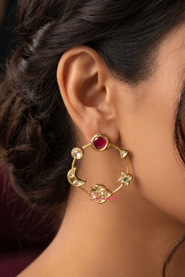 Heritage Kundan Kali Earrings