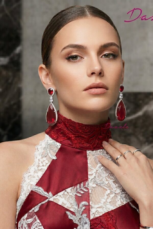Royal Ruby Earrings