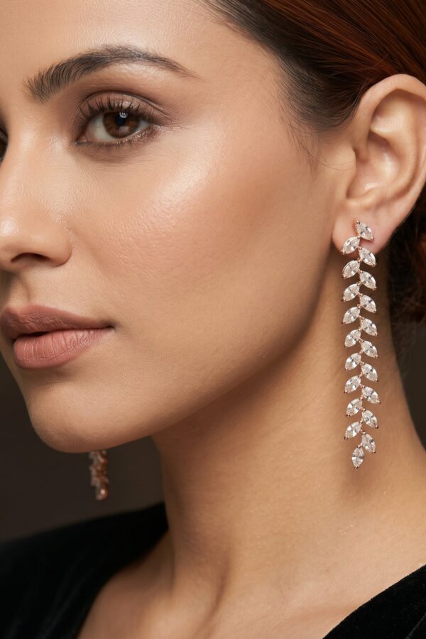 Luxe Silver Drop Earrings
