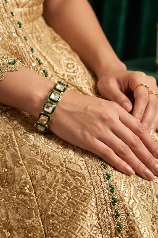 Maharani Kundan Polki Bracelet