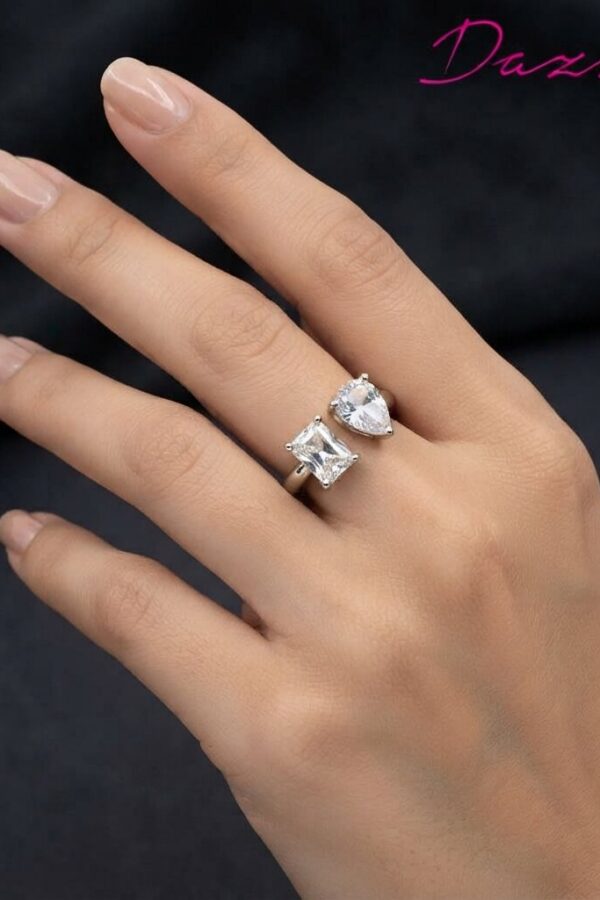 Elegant Silver Statement Ring