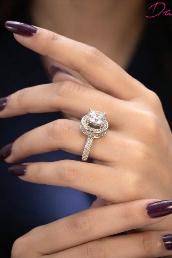 Festive Silver Ring