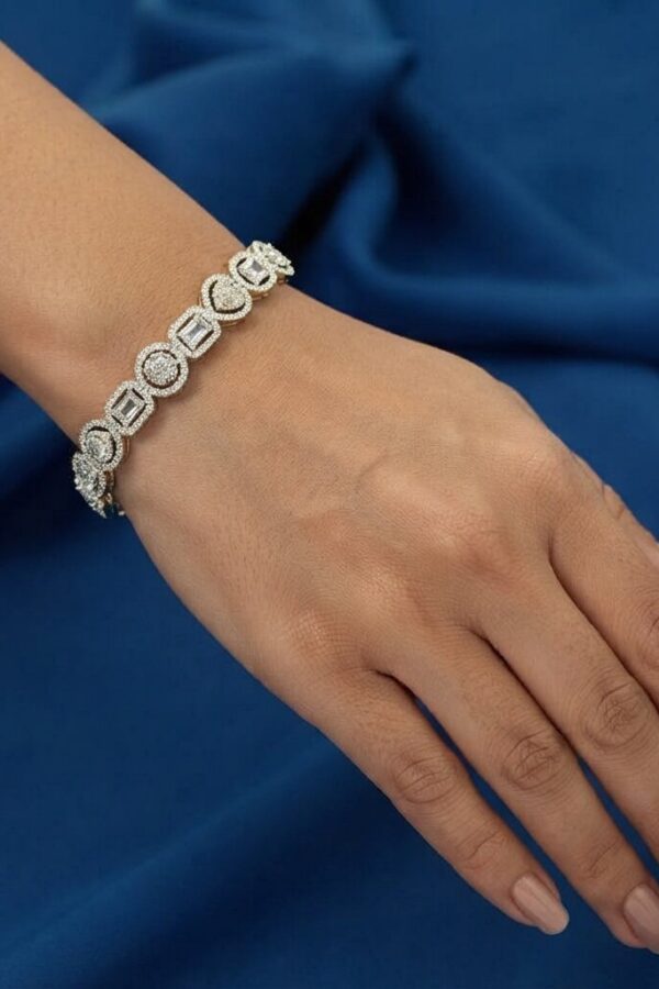 Luxe Silver Tennis Bracelet